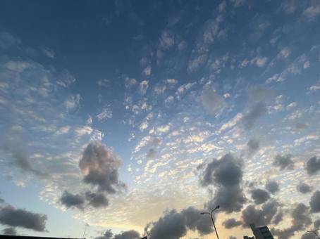 沖縄の夕暮れ空19 沖縄の夕暮れ空19の写真