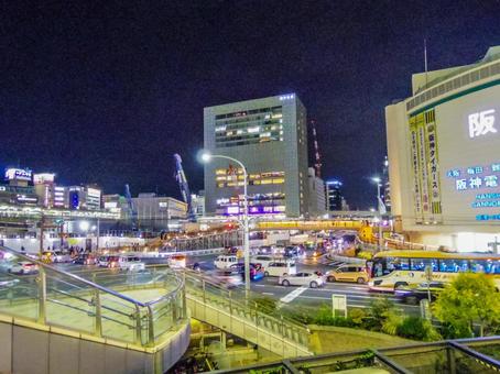 【兵庫県】神戸市・三ノ宮 三ノ宮駅,三宮,三ノ宮の写真素材