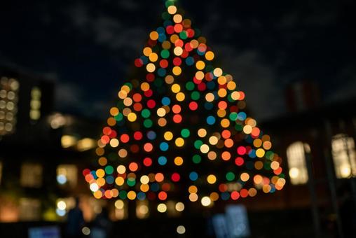 クリスマスの飾り付け クリスマスの飾り付けの写真