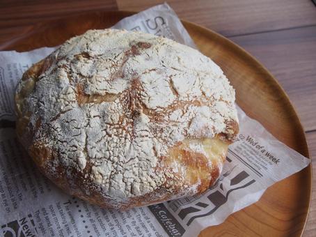 カンパーニュ ハードパン,パン,食事パンの写真素材