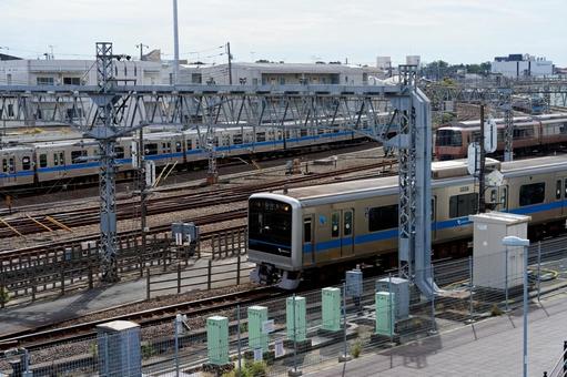 小田急線５ 小田急線,鉄道,私鉄の写真素材