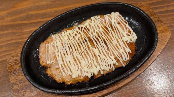 大根つくね 大根つくね b級グルメ,とん平焼き,鉄板焼きの写真素材