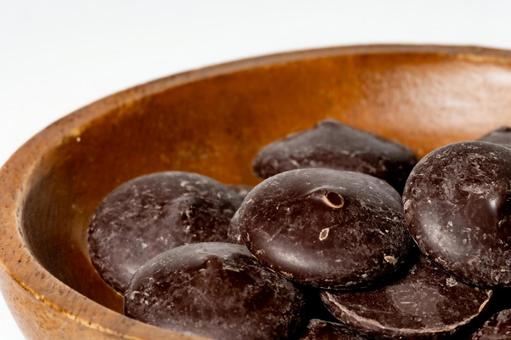 クローズアップしたチョコレート クローズアップしたチョコレートの写真
