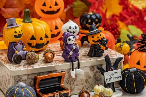 ハロウィーン|骸骨お化けと仲間たち ハロウィーン|骸骨お化けと仲間たち ハロウィン,ゴースト,骸骨の写真素材