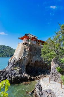 広島県　阿伏兎観音の風景 阿伏兎観音,福山,広島の写真素材