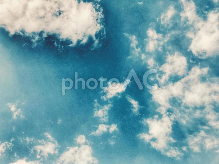 流れる雲38 空,雲,晴天の写真素材