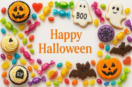 ハロウィンのお菓子 ハロウィンのお菓子の写真