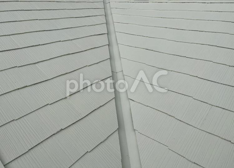塗装後の屋根④ 屋根,塗装,完成の写真素材
