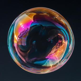 シャボン玉 シャボン玉の写真