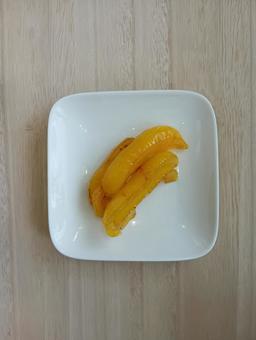 素揚げしたパプリカ 素揚げ,パプリカ,料理の写真素材