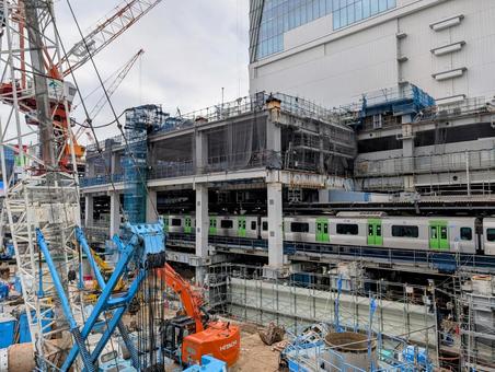 渋谷駅周辺再開発 渋谷駅周辺再開発 渋谷,渋谷駅,再開発の写真素材