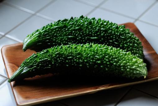 ゴーヤ ゴーヤ ゴーヤ,野菜,実の写真素材