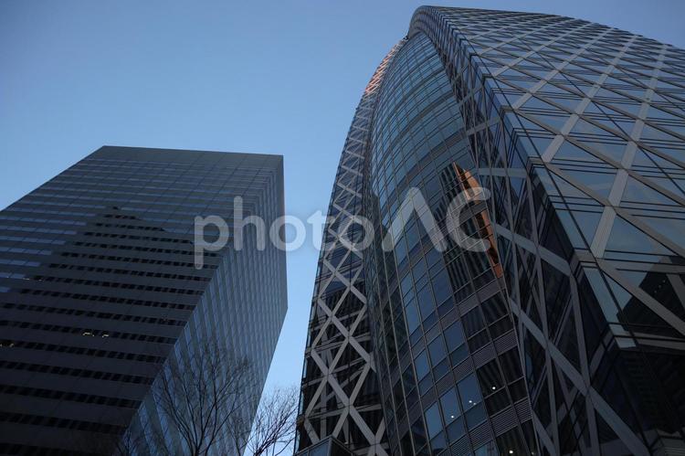 新宿　街並み ビル群,新宿,街並みの写真素材