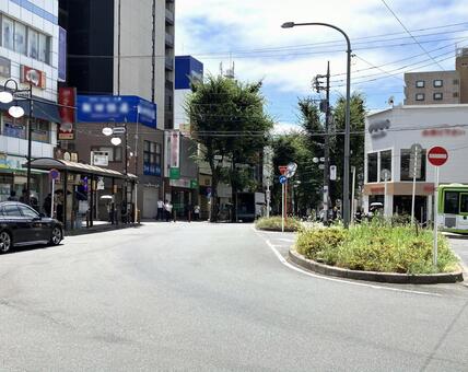 都内２３区駅前 通り  都内,23区,駅前の写真素材