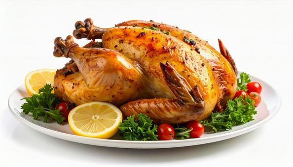 ローストチキン　まるごと　クリスマスの写真