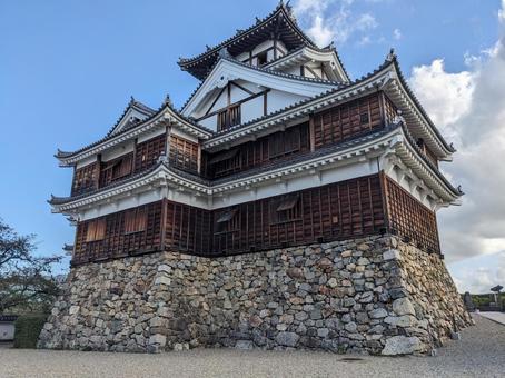 福知山城 福知山城,城,明智光秀の写真素材