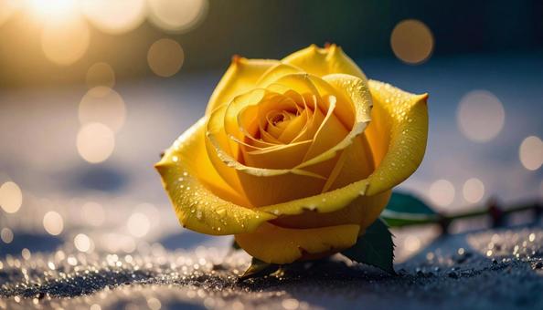一輪の薔薇の花 一輪の薔薇の花の写真