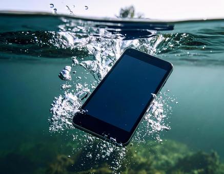 スマホ 水没 スマホ 水没の写真