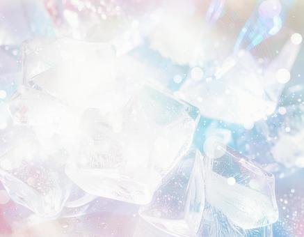 白と氷のキラキラ加工 白と氷のキラキラ加工 氷,キラキラ,イメージの写真素材