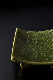 和食器　黒背景　コピースペース　和風 和食器,黒背景,食器の写真素材