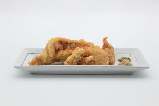 いか下足天ぷら&鶏唐揚げ いか下足天ぷら&鶏唐揚げ いか下足,天ぷら,いか下足天ぷらの写真素材