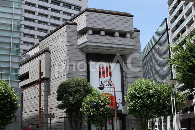 東京証券取引 建物 東京証券取引所,証券取引所,jpxの写真素材