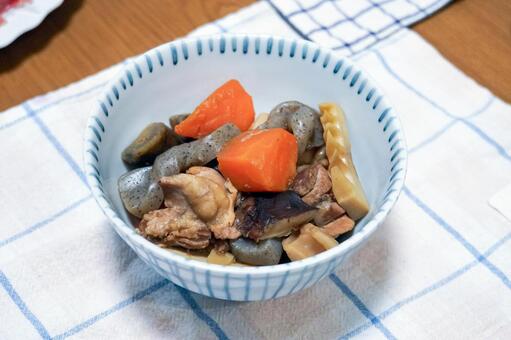 家庭料理の筑前煮 筑前煮,煮物,料理の写真素材