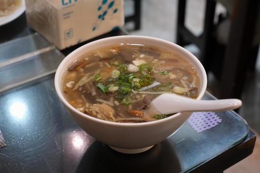 台北巧之味手工水餃の酸辣湯 台北巧之味手工水餃の酸辣湯 台北,台湾,巧之味手工水餃の写真素材