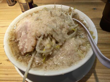 二郎系ラーメン 二郎系ラーメン,二郎系インスパイア,二郎系の写真素材