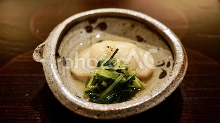 蕪と水菜の煮物 蕪,水菜,煮物の写真素材