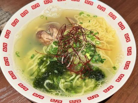あさりラーメン あさりラーメン,ラーメン,麺の写真素材