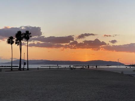 夕暮れ 夕暮れの写真
