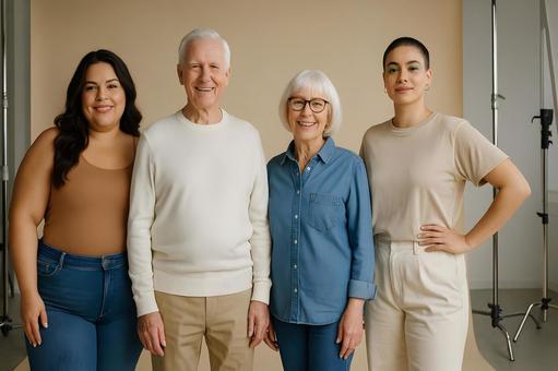 多様性ポートレートの写真