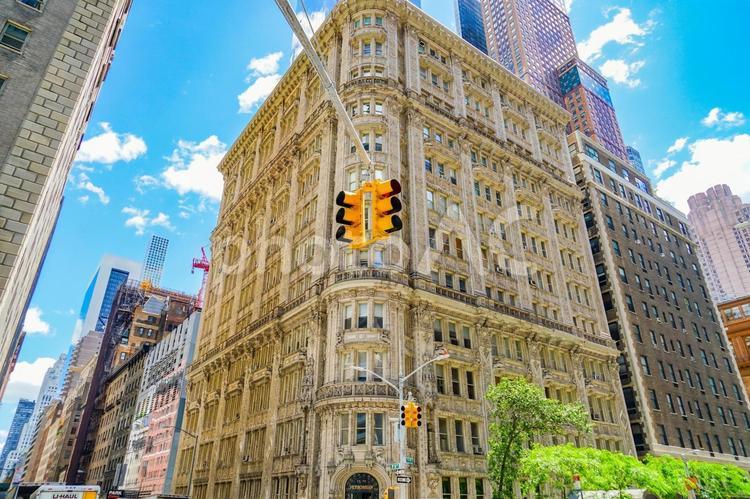 ニューヨークの歴史的建物 ニューヨーク,歴史的建物,クラシック建築の写真素材