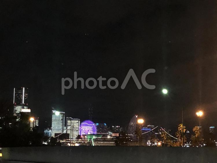 みなとみらい　夜景 夜景,みなとみらい,横浜の写真素材