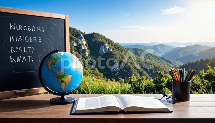 勉強のイメージ 学校,授業,書籍の写真素材