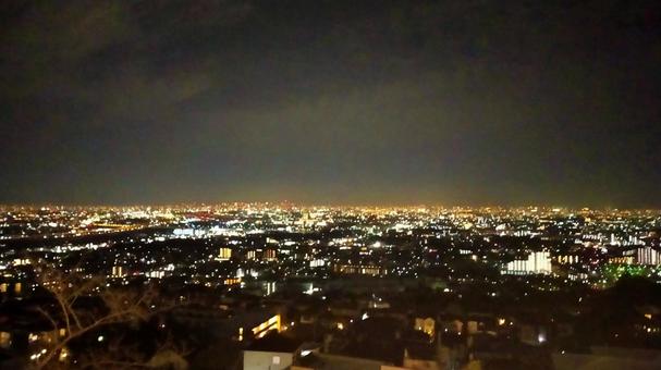 大都市の夜景と夜空 大都市の夜景と夜空 夜景,夜空,大都市の写真素材