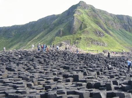 Photo, giant&#39;s causeway, world heritage, northern ireland, 