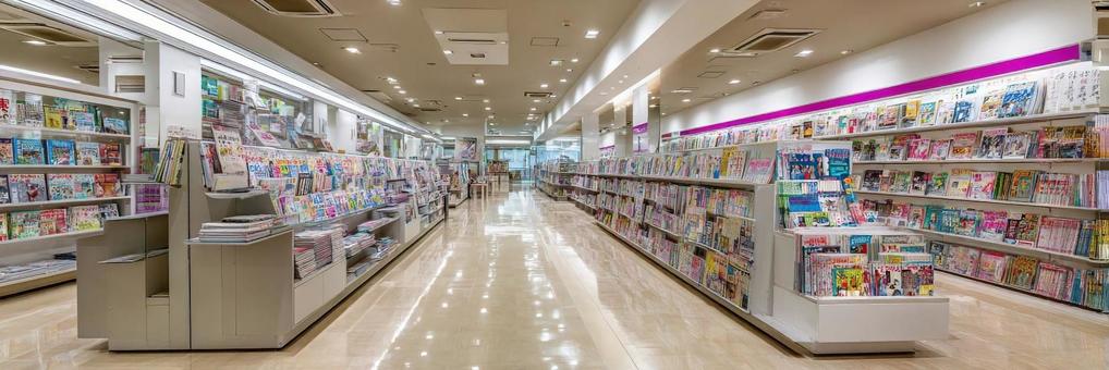 大型書店の店舗のイメージ02 大型書店の店舗のイメージ02の写真