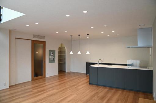 キッチン・リビング キッチン,リビング,リビングダイニングキッチンの写真素材