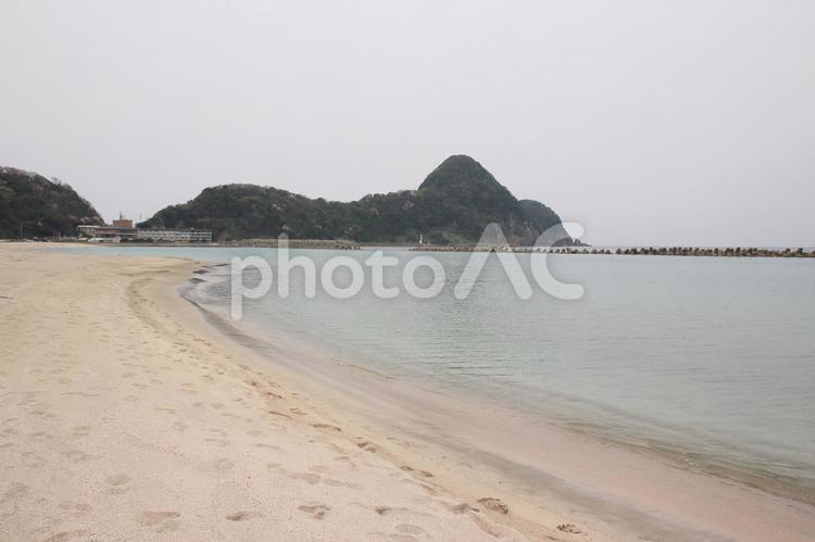 日本海の海岸（兵庫県） 日本海,ビーチ,砂浜の写真素材