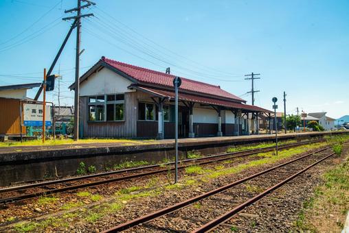Rural Station: Koyasan Station on the Inbi Line, JPG