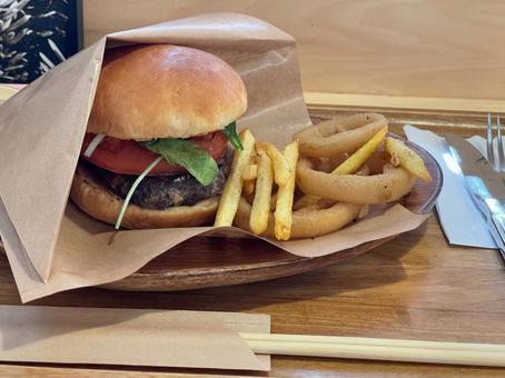 本格和牛ハンバーガー 本格和牛ハンバーガー ハンバーガー,牛肉,名物の写真素材