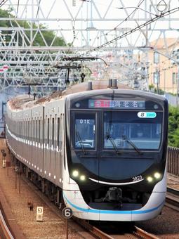 東急3020系 急行海老名 東急3020系 急行海老名の写真