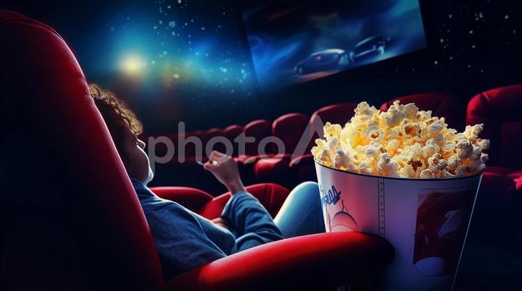 映画鑑賞 映画鑑賞,映画,映画館の写真素材
