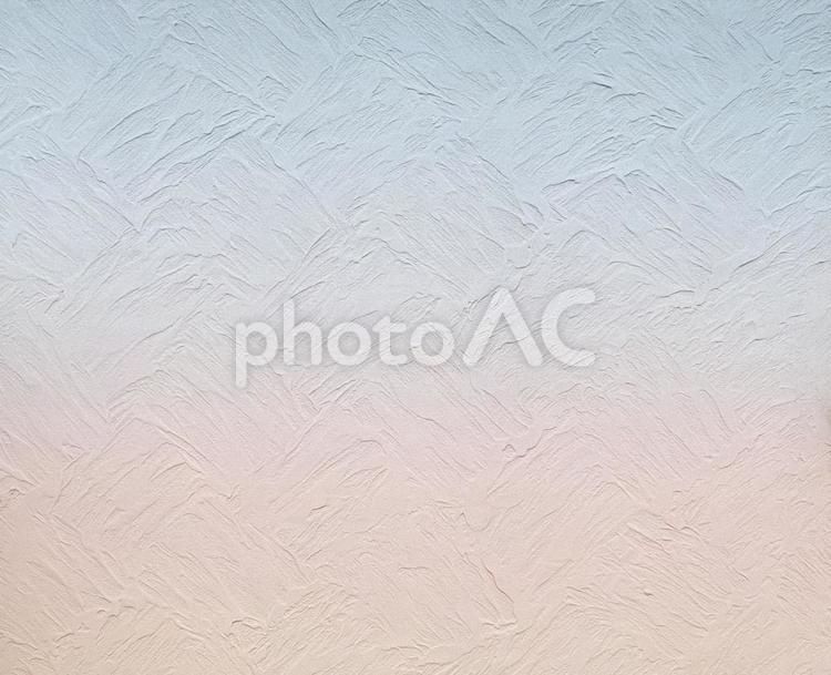 淡いブルーとピンクのグラデーション壁背景 壁,塗り壁,ブルーの写真素材