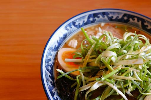 ラーメン店のとんこつ味噌ネギラーメン ラーメン店のとんこつ味噌ネギラーメン ラーメン,ネギ,とんこつの写真素材