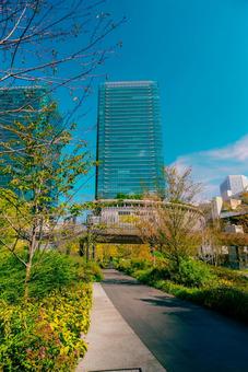 【大阪】大阪駅の街並み 大阪,駅,大阪駅の写真素材