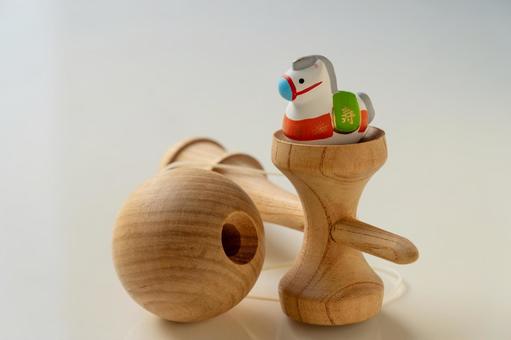 午年　年賀状素材 午年,年賀状,年賀素材の写真素材