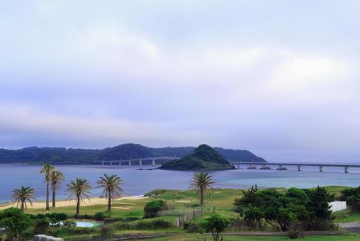 角島大橋 角島大橋 角島大橋,角島,橋の写真素材